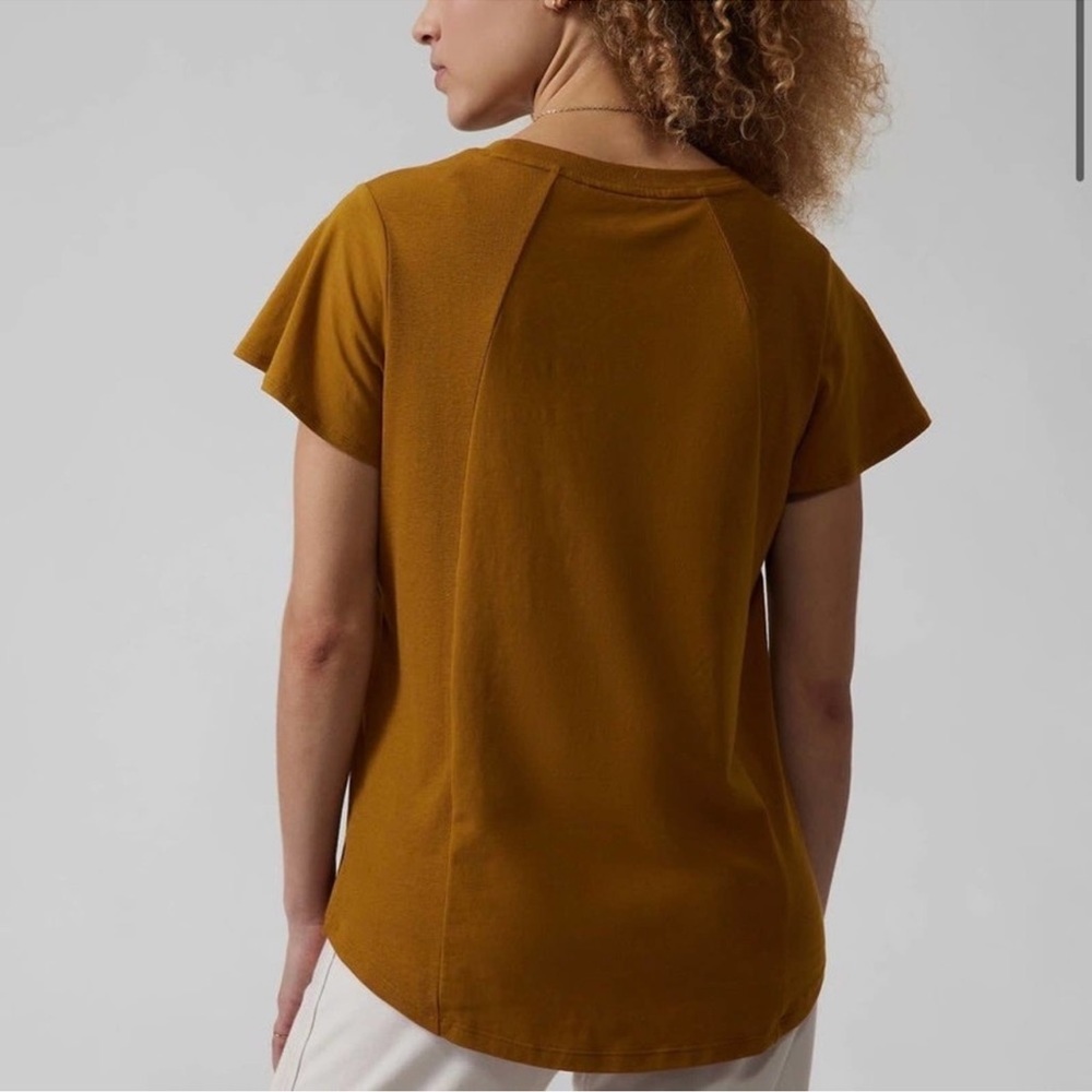 Athleta Skyway Flutter Sleeve Tee Size: S - Picture 3 of 7